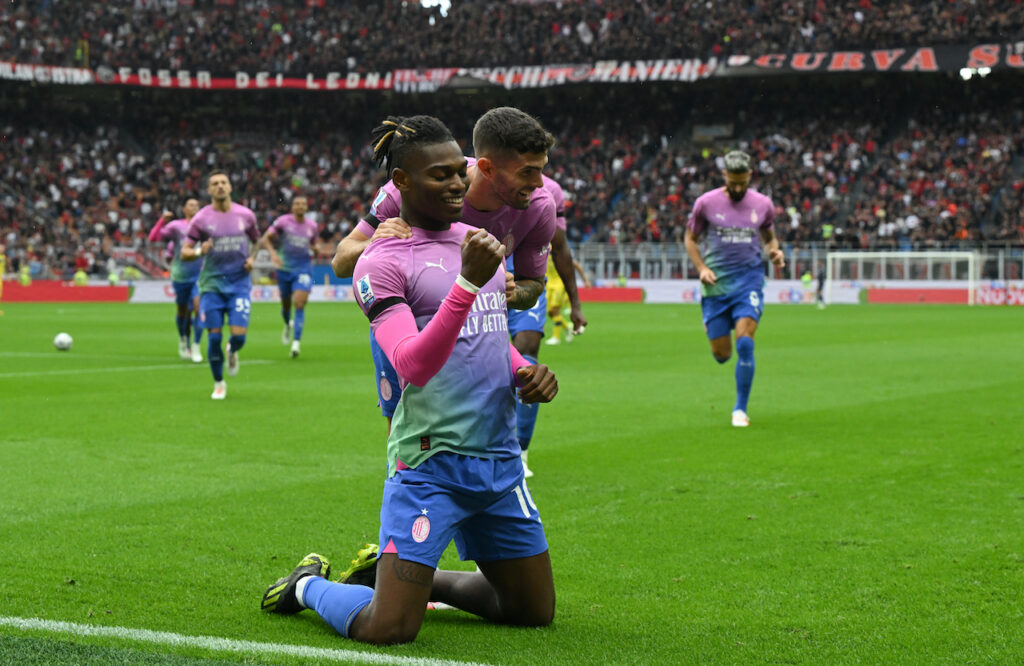 Rafael Leao AC Milan Milan-Verona 1-0 Serie A 2023-2024