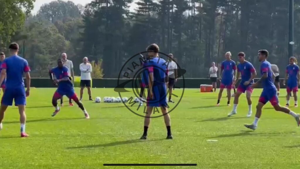 Allenamento Milanello Borussia Dortmund-Milan Champions League 3 ottobre 2023 PianetaMilan.it