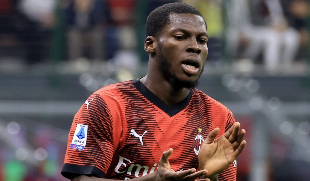 Yunus Musah AC Milan Milan-Juventus 0-1 Serie A 2023-2024