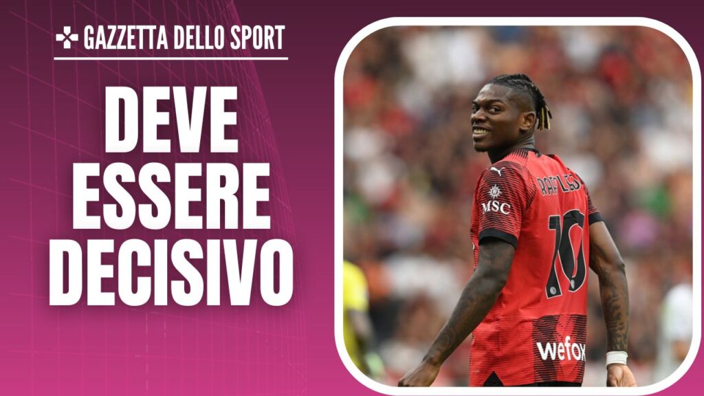 Rafael Leao AC Milan Milan-Lazio 2-0 Serie A 2023-2024 Borussia Dortmund