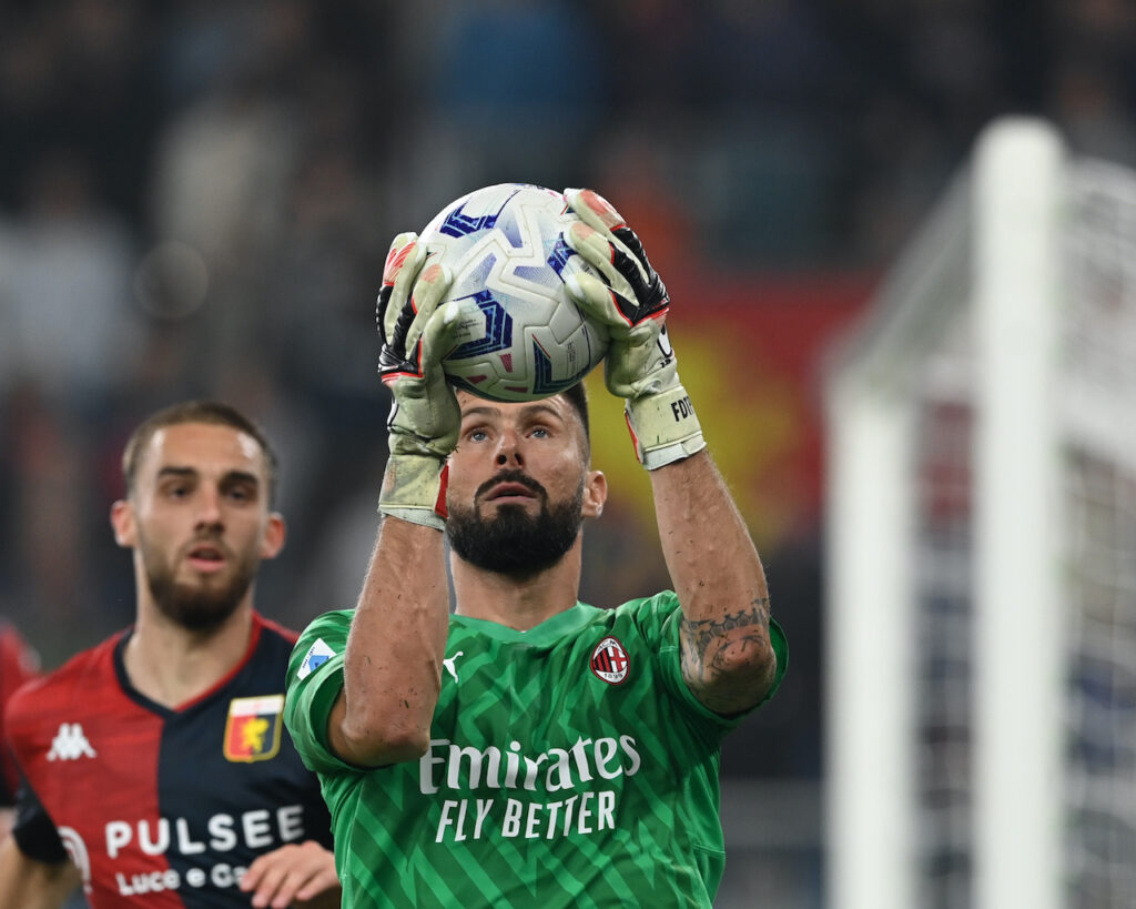 Olivier Giroud AC Milan Genoa-Milan 0-1 Serie A 2023-2024