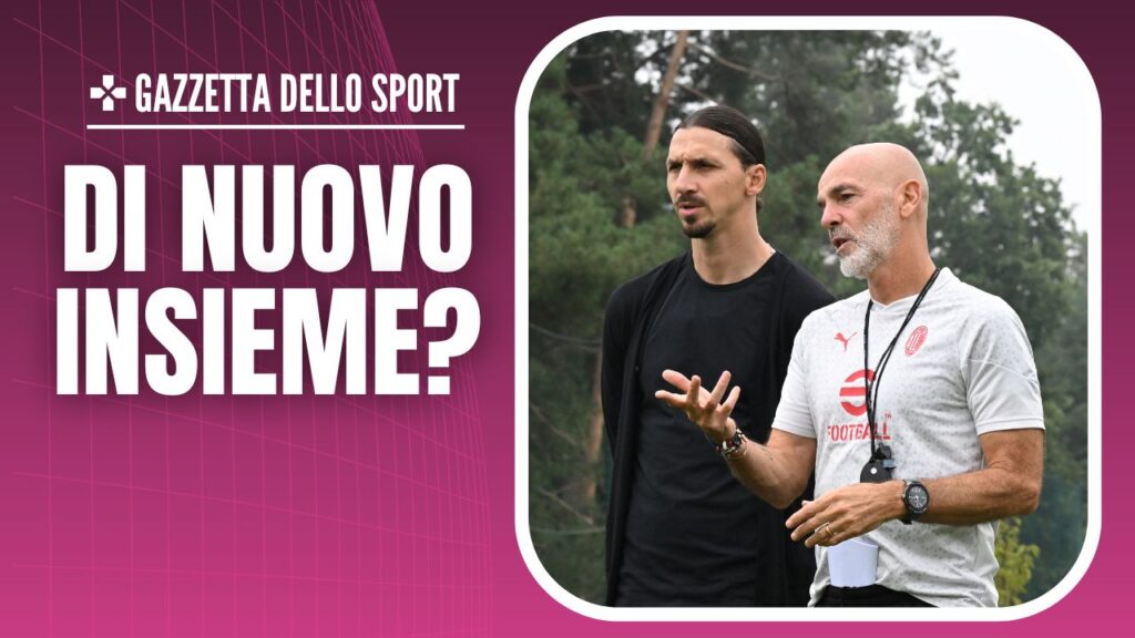 Ibrahimovic Pioli AC Milan allenamento Milan Milanello