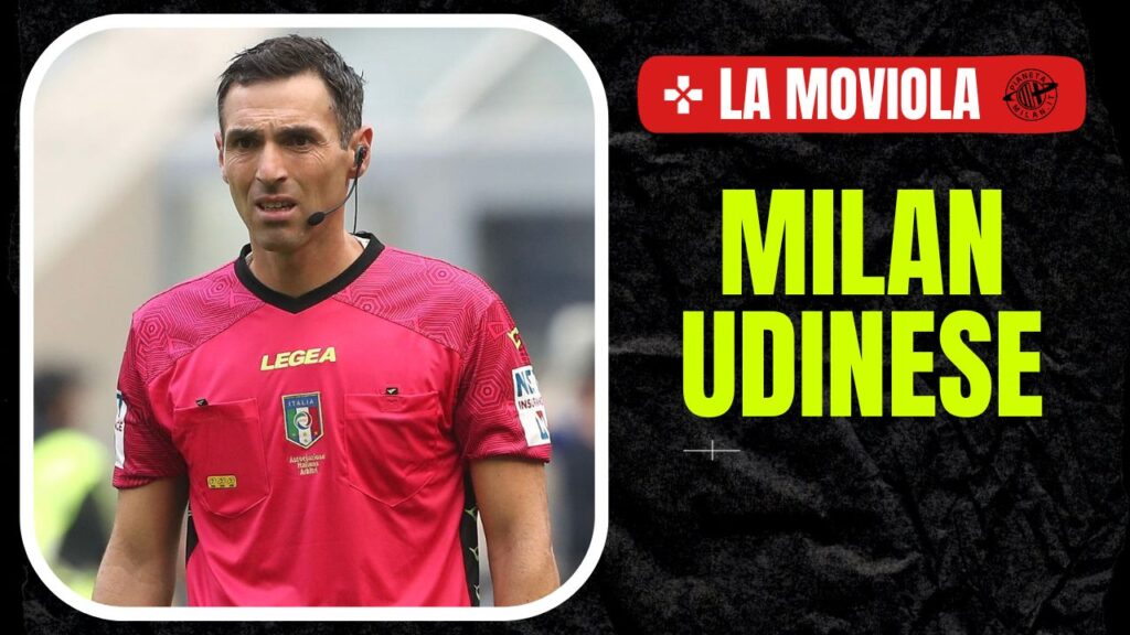 Moviola Milan-Udinese Serie A 2023-2024 arbitro Sacchi
