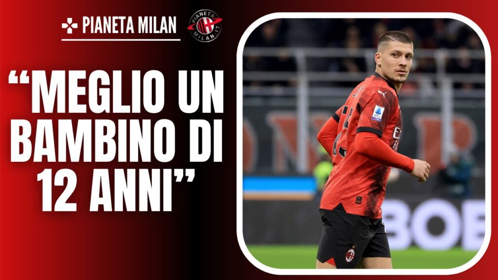 Luka Jovic, attaccante del Milan 27/11/2023 PianetaMilan.it