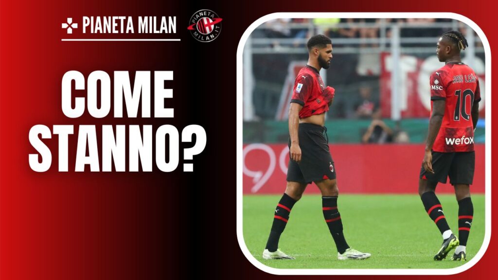 Ruben Loftus-Cheek e Rafael Leao, calciatori del Milan (getty images)