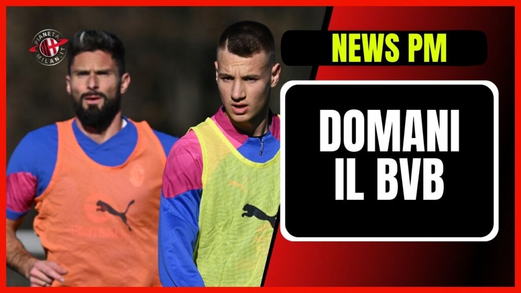 Milan-Borussia Dortmund Champions League 2023-2024 allenamento rifinitura Milanello