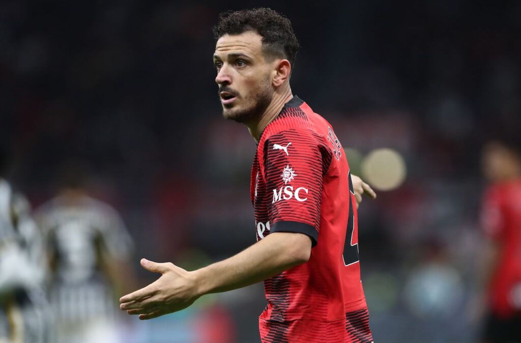 Alessandro Florenzi AC Milan Milan-Juventus 0-1 Serie A 2023-2024