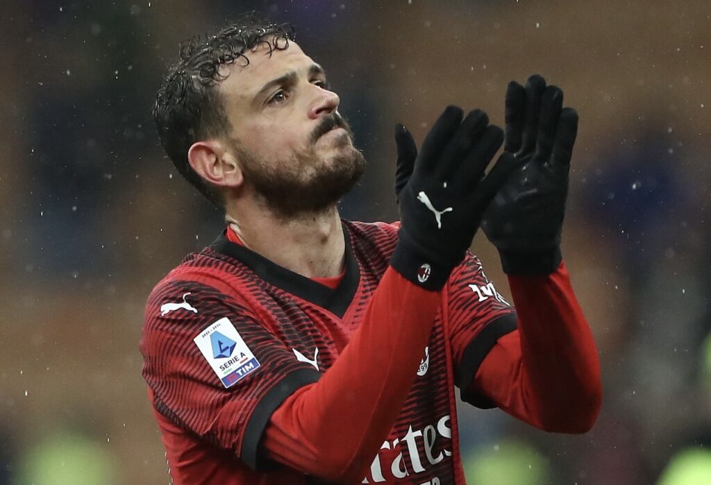 Alessandro Florenzi AC Milan Milan-Udinese 0-1 Serie A 2023-2024
