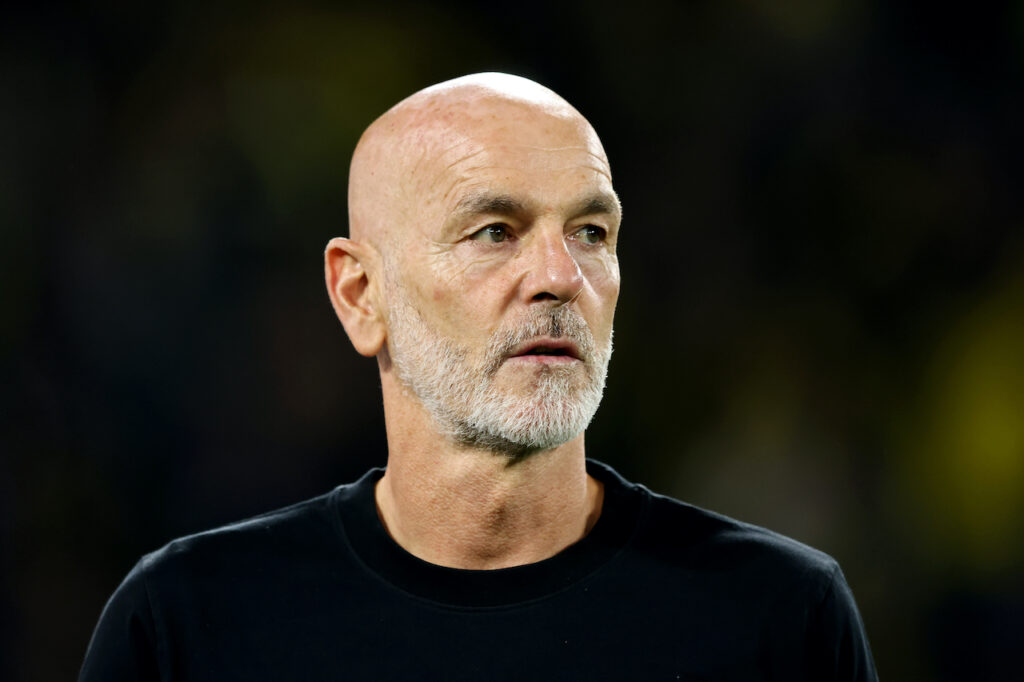 Stefano Pioli AC Milan Borussia Dortmund-Milan 0-0 Champions League 2023-2024