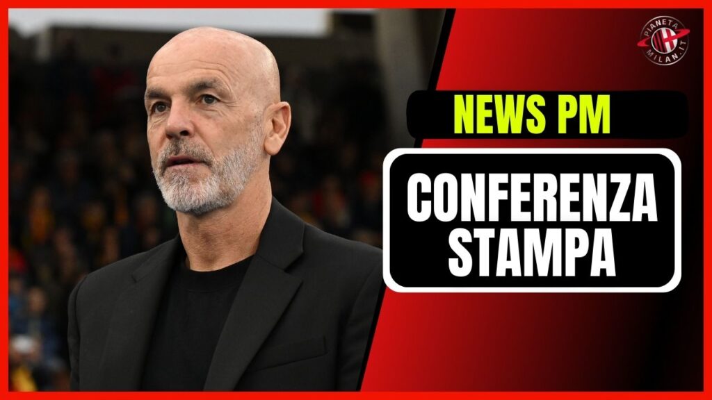 Conferenza stampa Pioli AC Milan Milan-Fiorentina Serie A 2023-2024