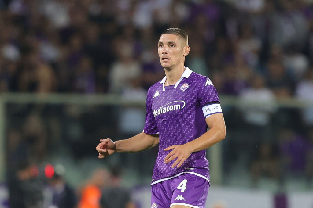Nikola Milenkovic, difensore della Fiorentina (getty images)
