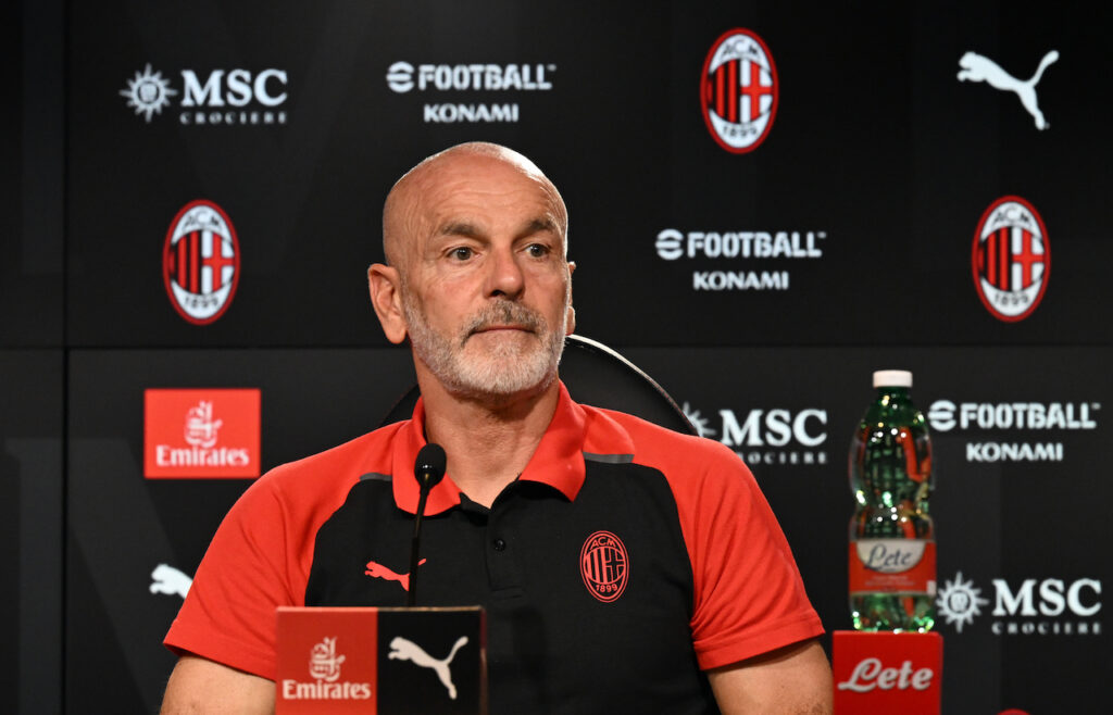 Stefano Pioli AC Milan conferenza stampa Milanello