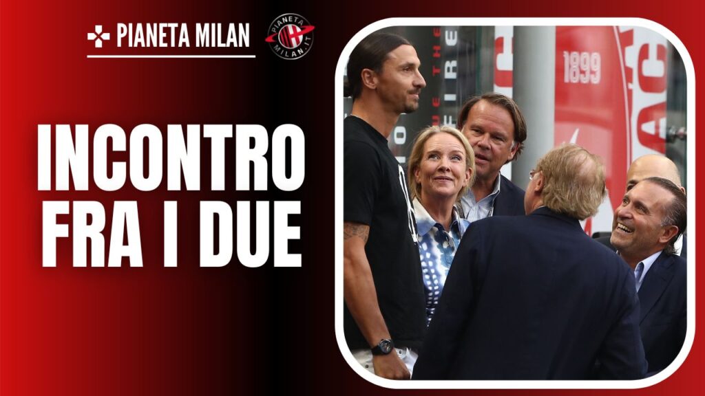Zlatan Ibrahimovic e Gerry Cardinale 06/11/2023 PianetaMilan.it