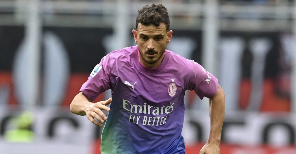Alessandro Florenzi AC Milan Milan-Verona 1-0 Serie A 2023-2024