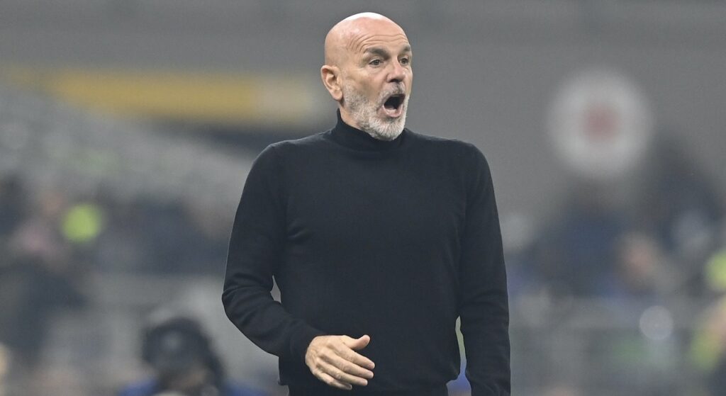 Stefano Pioli AC Milan Milan-PSG 2-1 Champions League 2023-2024