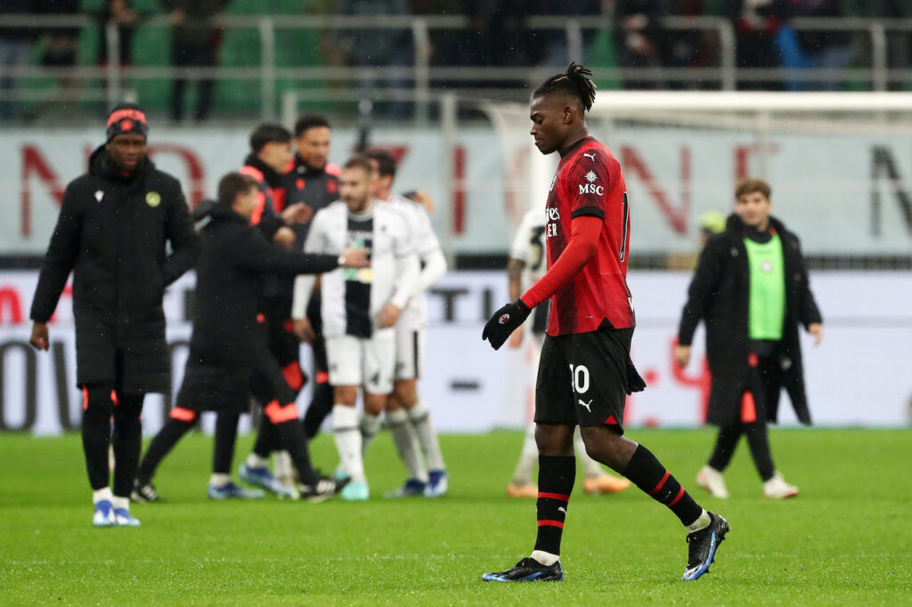 Rafael Leao AC Milan Milan-Udinese 0-1 Serie A 2023-2024