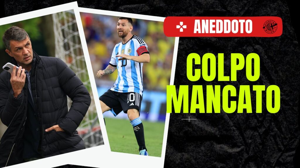 Calciomercato AC Milan Maldini Messi