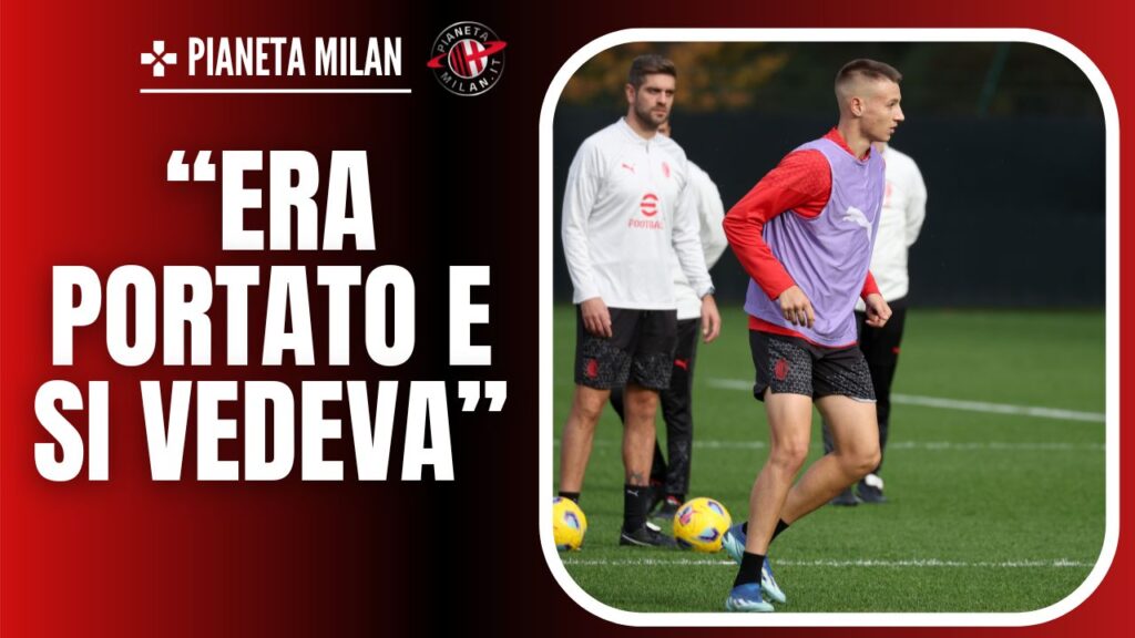 Francesco Camarda, giocatore del Milan 24/11/2023 PianetaMilan.it