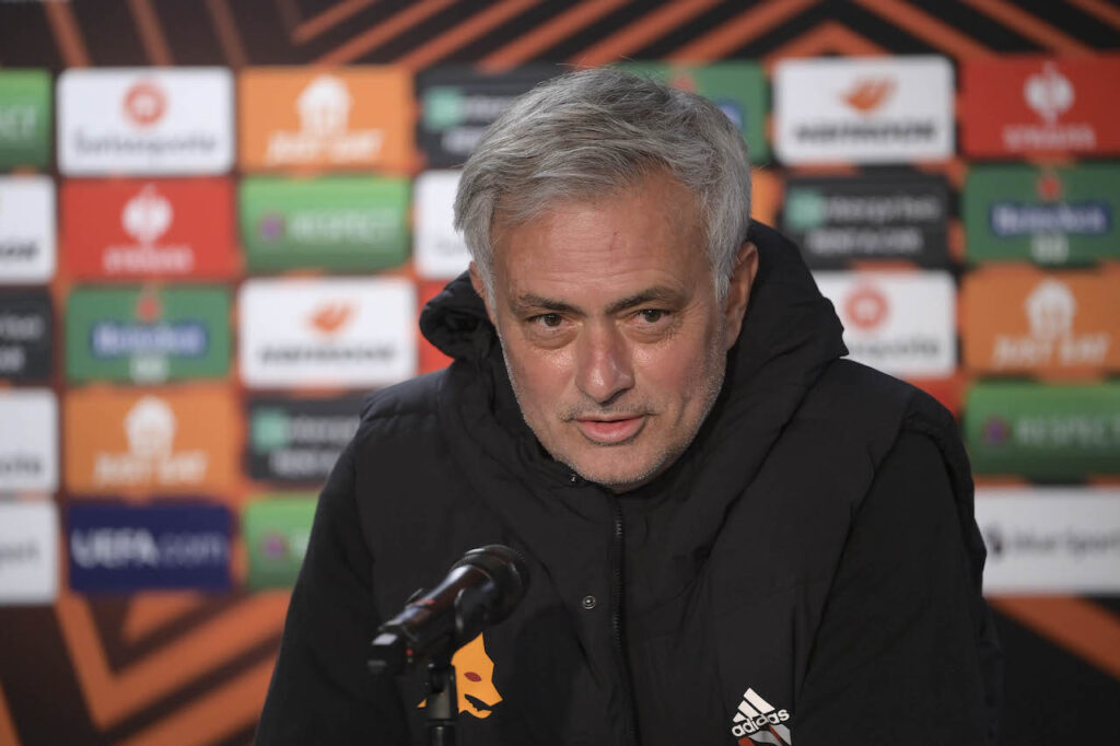José Mourinho AS Roma conferenza stampa Europa League