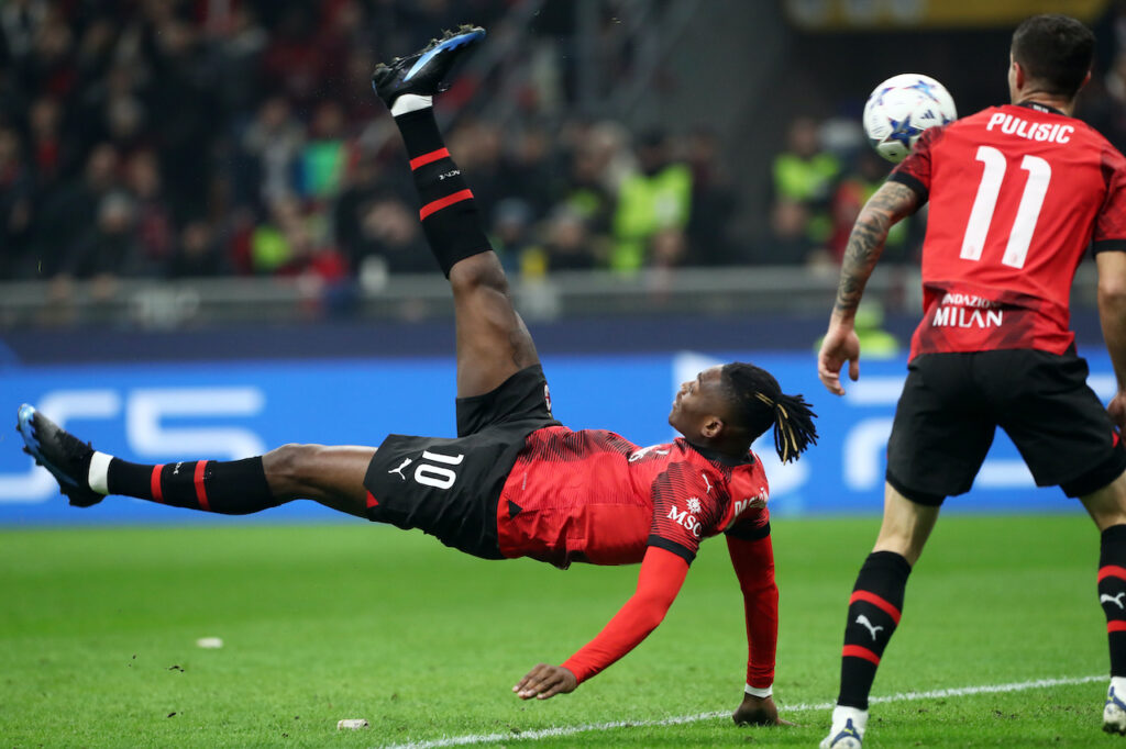 gol Rafael Leao AC Milan Milan-PSG 2-1 Champions League 2023-2024