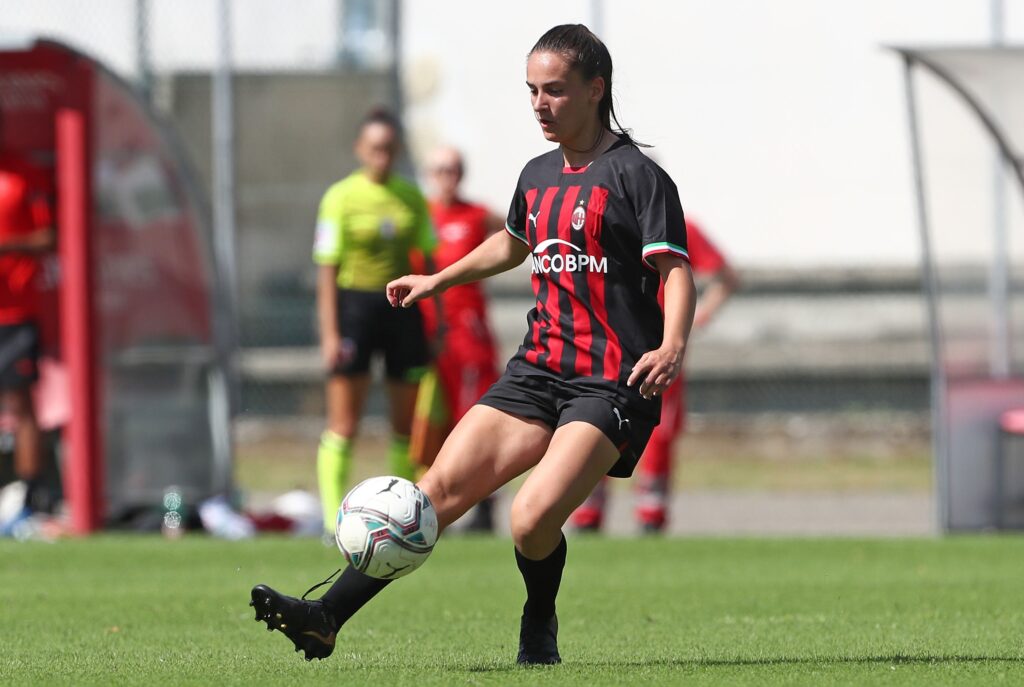 Silvia Rubio Avila, calciatrice del Milan Femminile (Getty images)