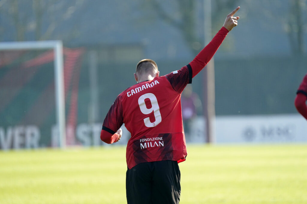 Francesco Camarda AC Milan Primavera Milan-PSG 3-2 Youth League 2023-2024