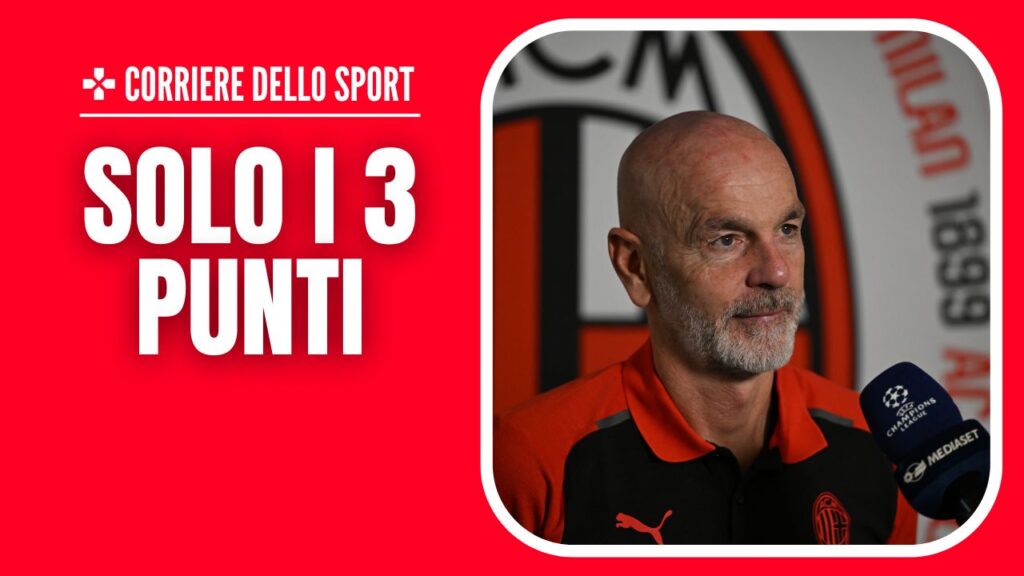 Stefano Pioli AC Milan Milan-Borussia Dortmund Champions League 2023-2024