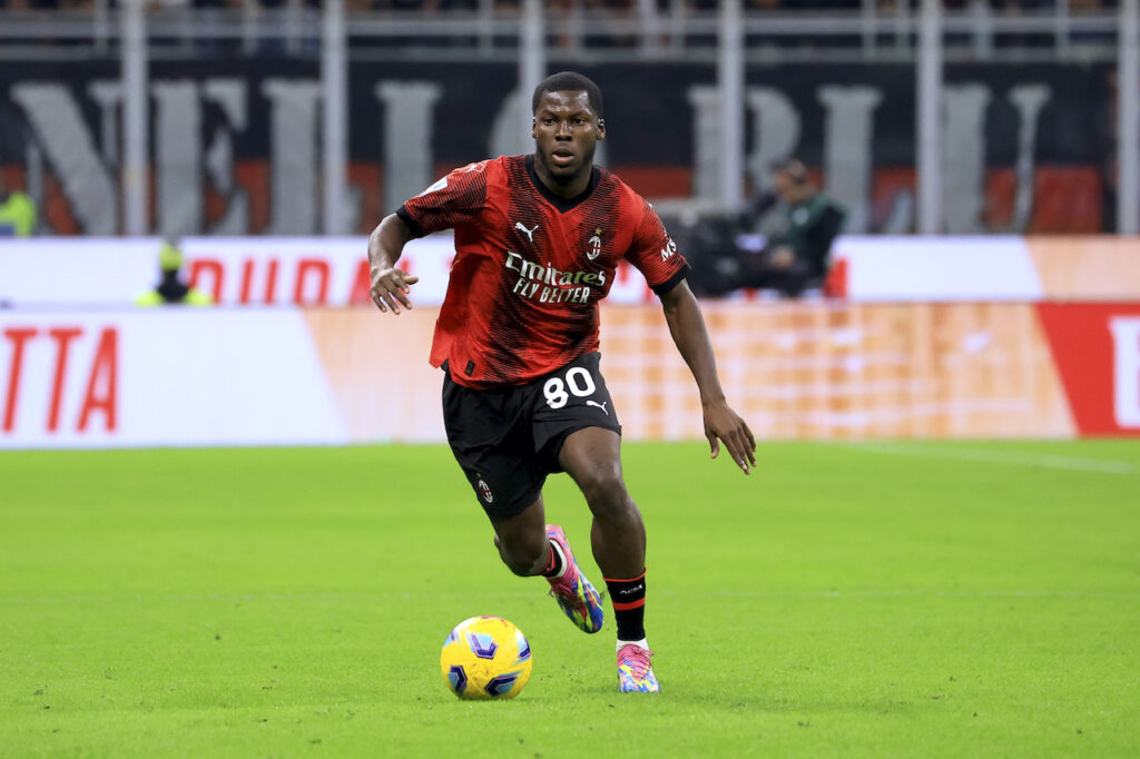 Yunus Musah AC Milan Milan-Juventus 0-1 Serie A 2023-2024