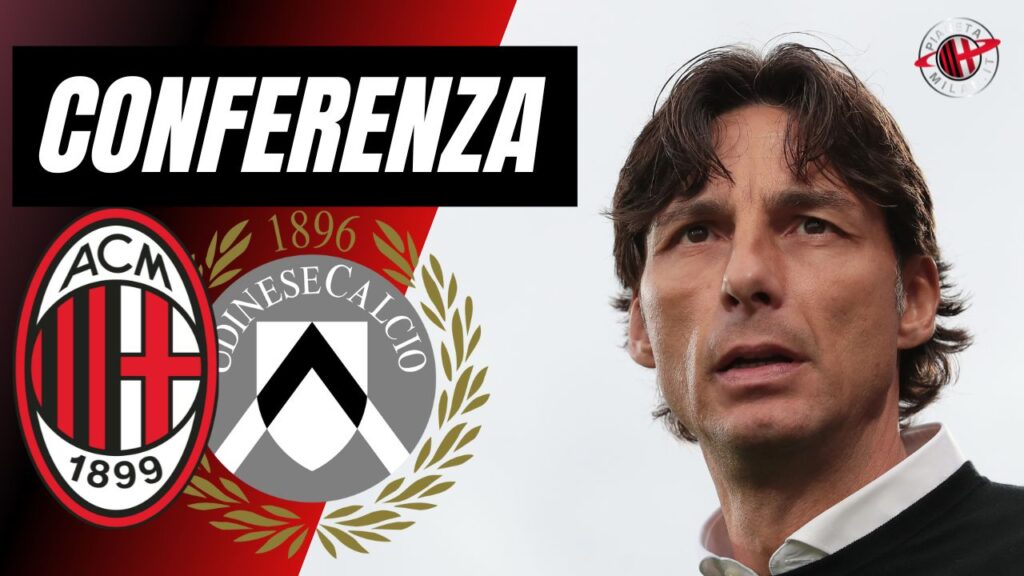 Conferenza Stampa Milan-Udinese Serie A 2023-2024 Cioffi