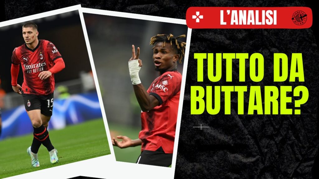 Luka Jovic Chukwueze AC Milan Milan-Fiorentina 1-0 Serie A 2023-2024