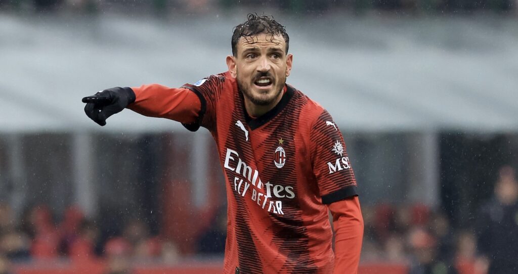 Alessandro Florenzi AC Milan Milan-Udinese 0-1 Serie A 2023-2024