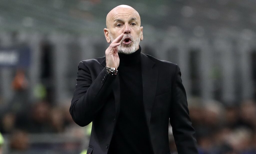 Stefano Pioli AC Milan Milan-Borussia Dortmund 1-3 Champions League 2023-2024