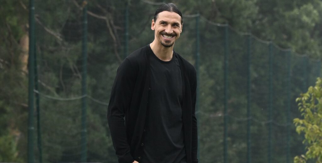 Zlatan Ibrahimovic AC Milan allenamento Milanello