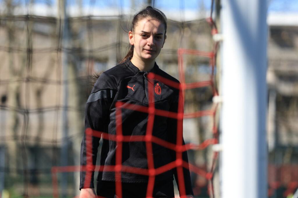 Silvia Rubio Avila, calciatrice del Milan Femminile (Getty images)