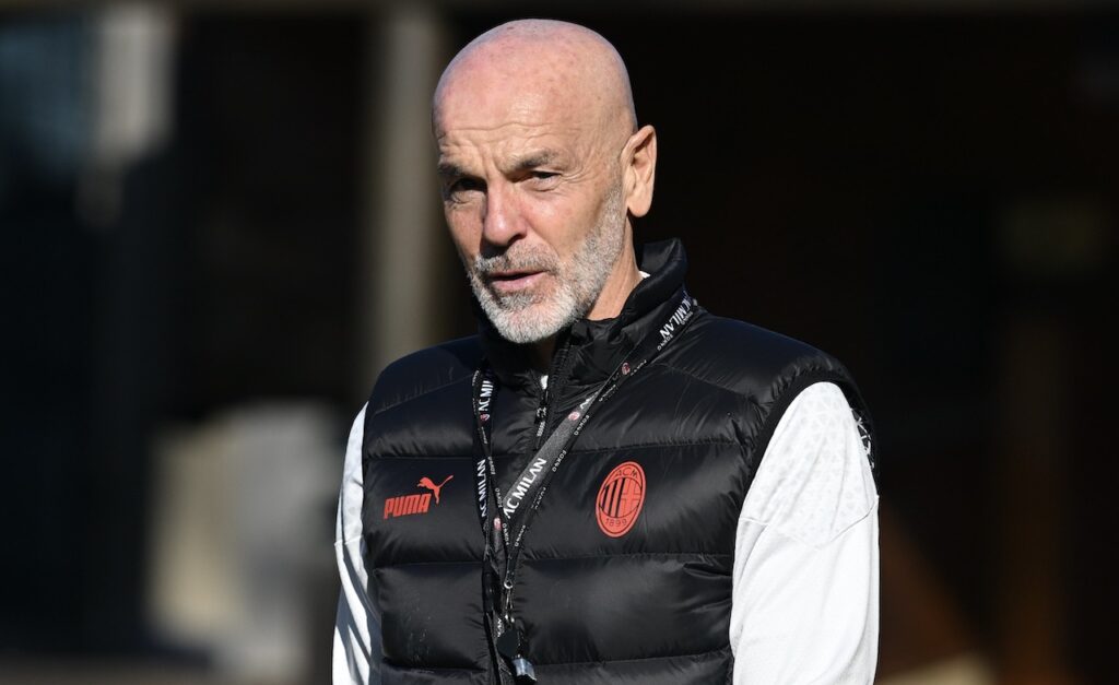 Stefano Pioli AC Milan allenamento Milanello
