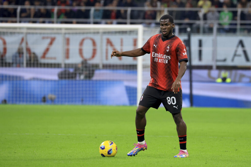 Yunus Musah AC Milan Milan-Juventus 0-1 Serie A 2023-2024