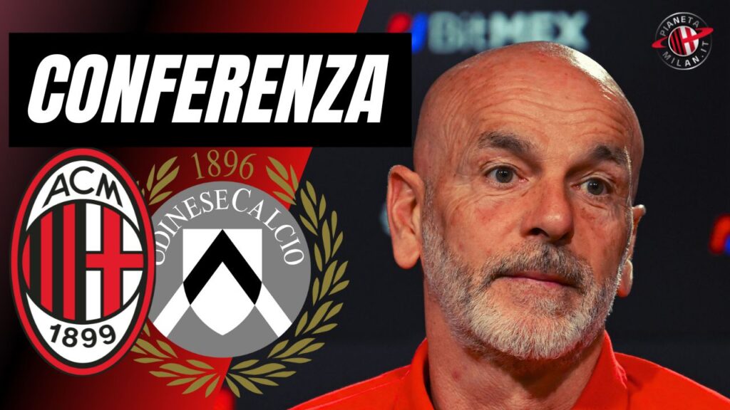 Conferenza Stampa Milan-Udinese Serie A 2023-2024 Pioli LIVE