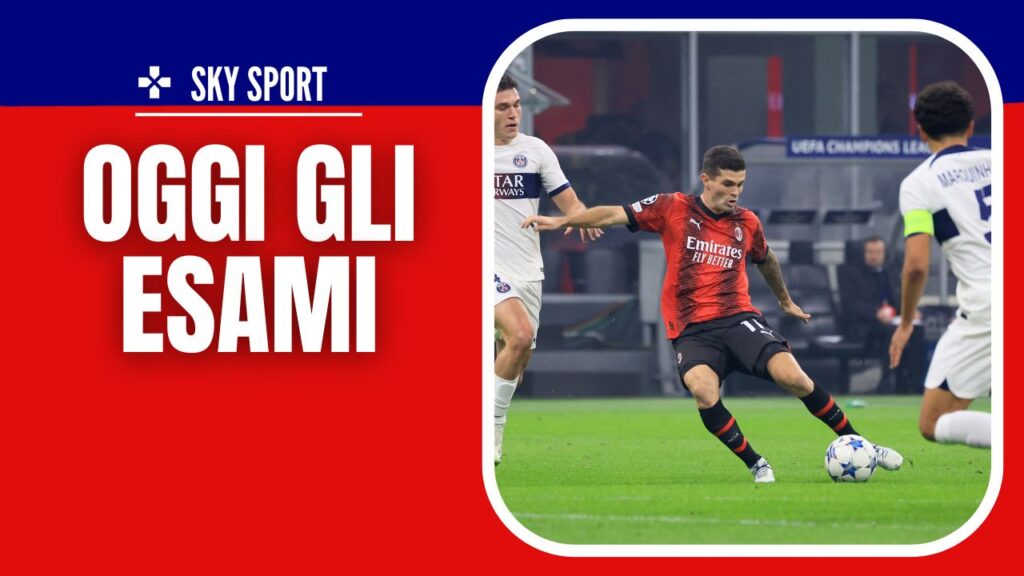 AC Milan infortunio Pulisic Milan-PSG 2-1 Champions League 2023-2024
