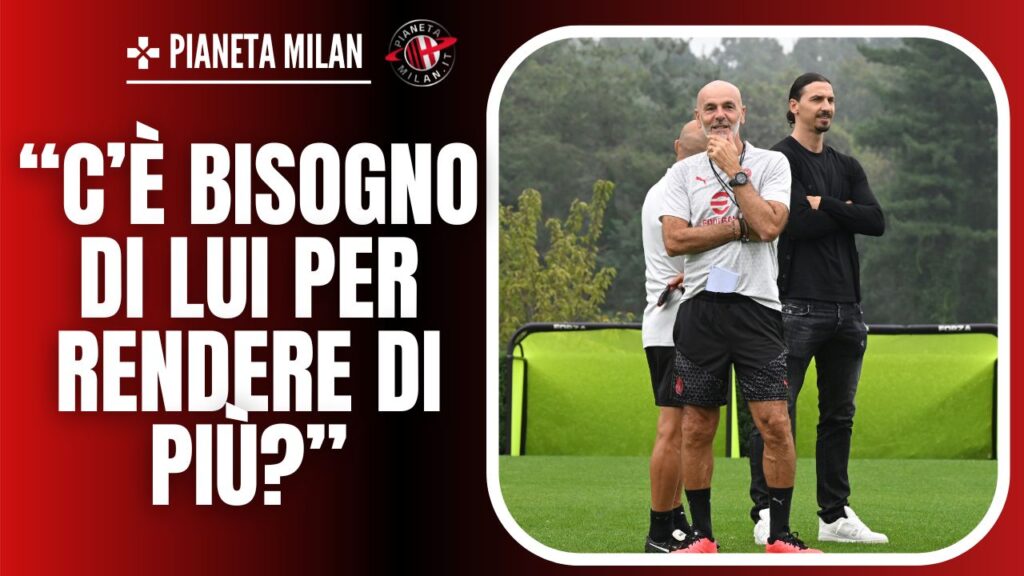 Zlatan Ibrahimovic e Stefano Pioli 01/11/2023 PianetaMilan.it