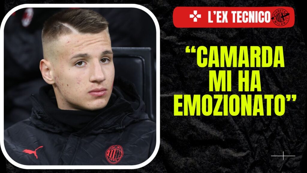 Francesco Camarda AC Milan Milan-Fiorentina 1-0 Serie A 2023-2024