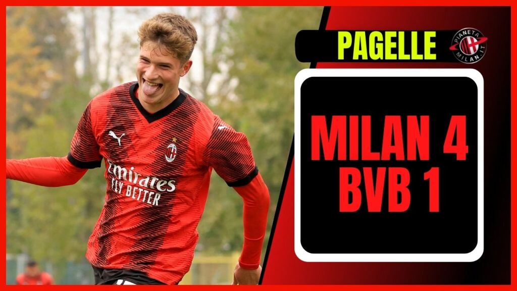 Milan-BVB 4-1 Youth League 2023-2024 pagelle