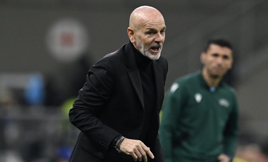 Stefano Pioli AC Milan Milan-Borussia Dortmund 1-3 Champions League 2023-2024