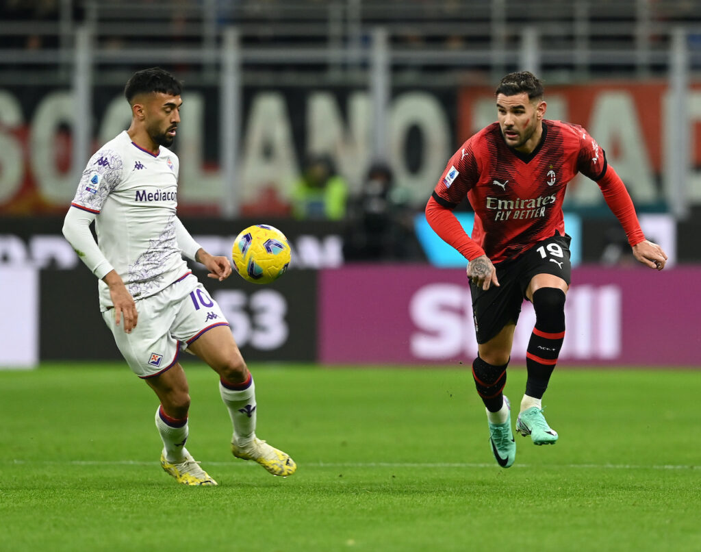 Theo Hernández AC Milan Milan-Fiorentina 1-0 Serie A 2023-2024