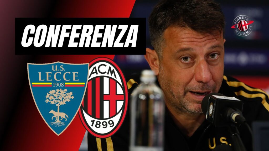 Conferenza Stampa D'Aversa Lecce-Milan Serie A 2023-2024