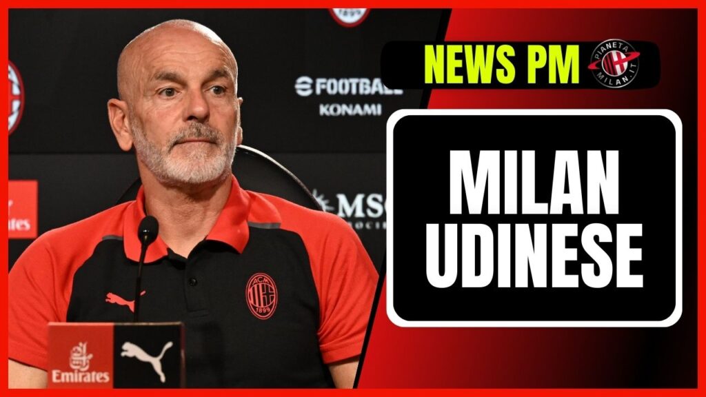 Conferenza stampa Pioli AC Milan Milan-Udinese Serie A 2023-2024