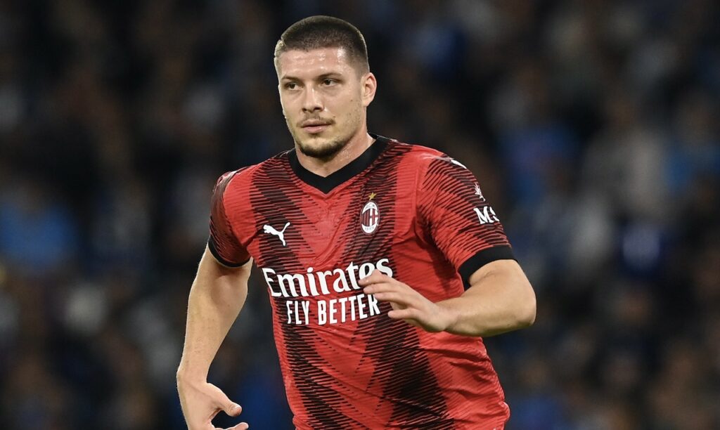 Luka Jovic AC Milan Napoli-Milan 2-2 Serie A 2023-2024