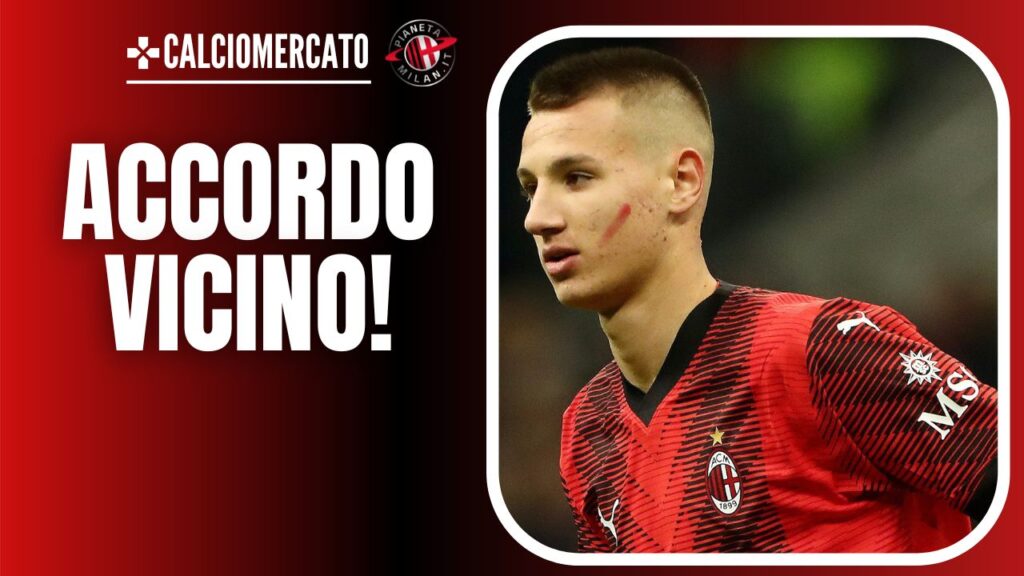 Francesco Camarda AC Milan Milan-Fiorentina 1-0 Serie A 2023-2024