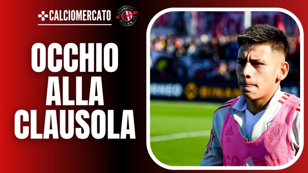 Echeverri River Plate Calciomercato AC Milan