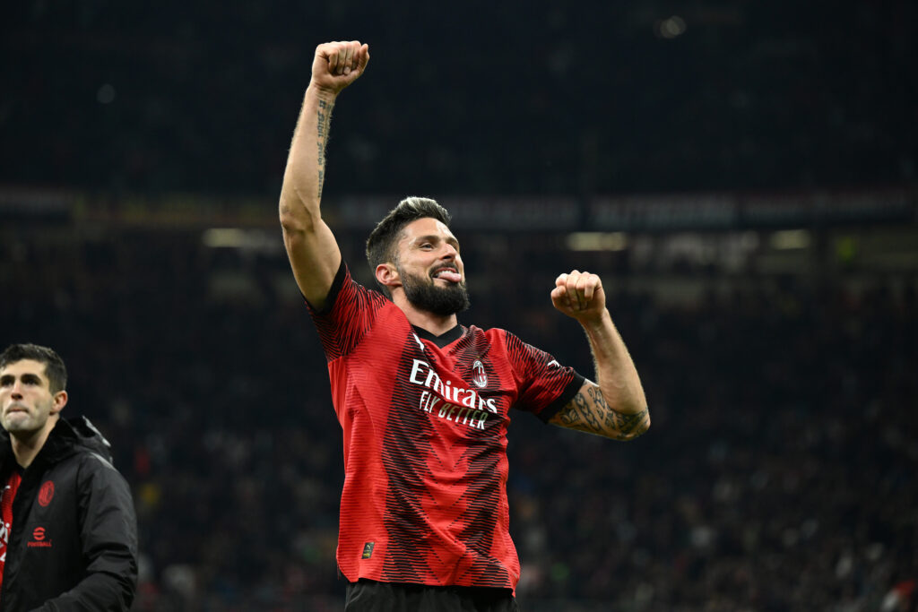 Olivier Giroud, attaccante del Milan