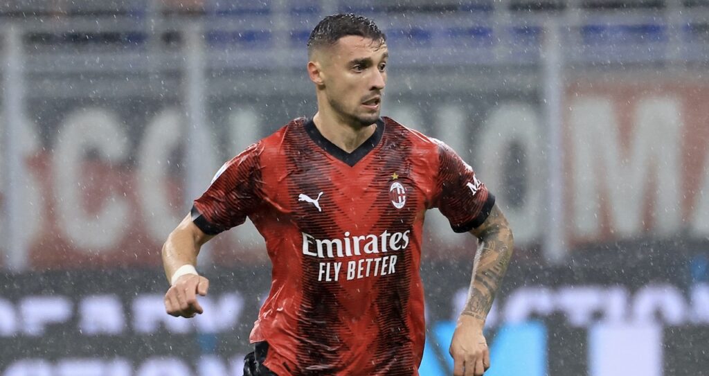 Rade Krunic AC Milan Milan-Udinese 0-1 Serie A 2023-2024